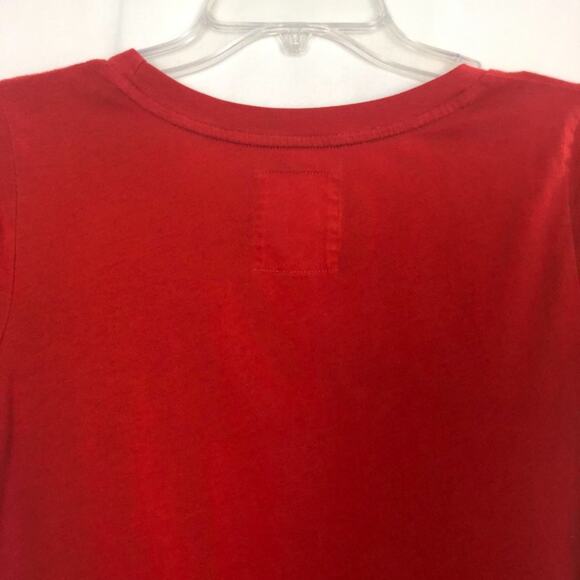 Hollister Embroidered Red Women's Tee Size M - Picture 6 of 10
